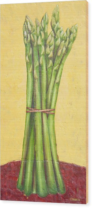 Asparagus On Red